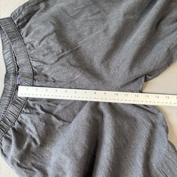 Patagonia Pants Womens M Gray Garden Island Pants Hemp Lyocell Blend Flowey Boho - Picture 4 of 14